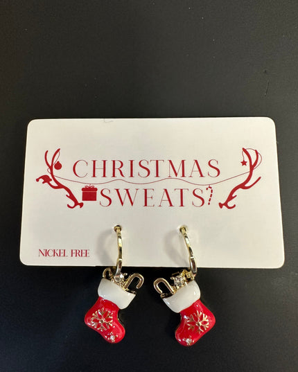 Christmas Sock Earring - Trine Collection