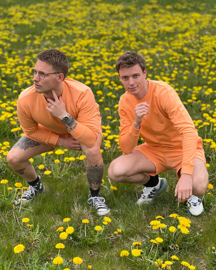 Summer Peach Loungewear Set for Warm Days