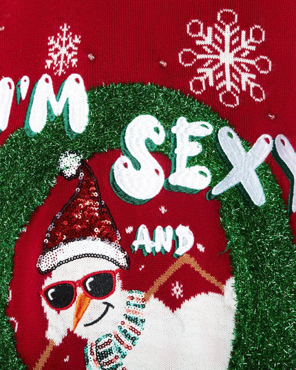 I'm Sexy and I Snow It Men's Christmas Sweater
