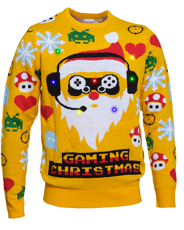 Gamer Christmas Sweater for Women - Bright and Fun