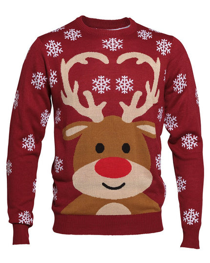 Cute Reindeer Christmas Sweater - Kids' Holiday Apparel