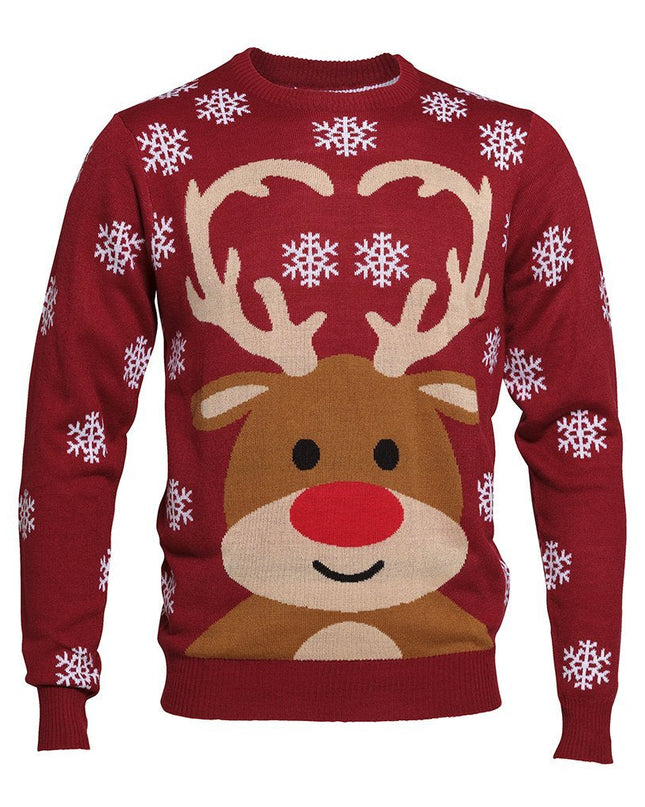 Cute Reindeer Christmas Sweater for Men - Bestsellers