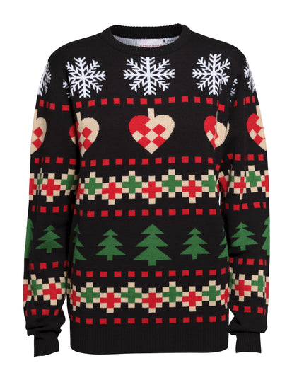 Classic Black Christmas Sweater - Unisex
