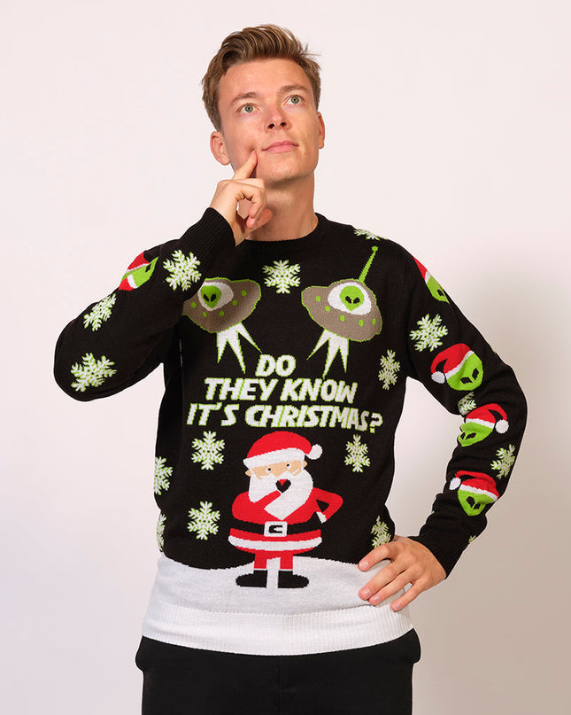 Alien Christmas Sweater - Festive and Fun