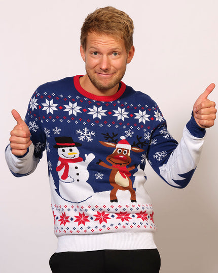 Friends Christmas Sweater - Women's Holiday Fashion