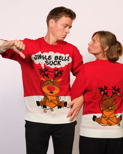 Jingle Bells Christmas Sweater - Unisex Holiday Fun