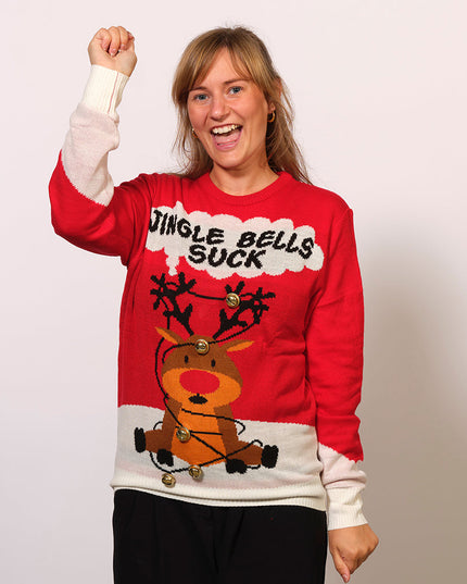 Jingle Bells Christmas Sweater - Unisex Holiday Fun