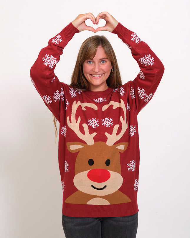 The Cute Reindeer Christmas Sweater for Women