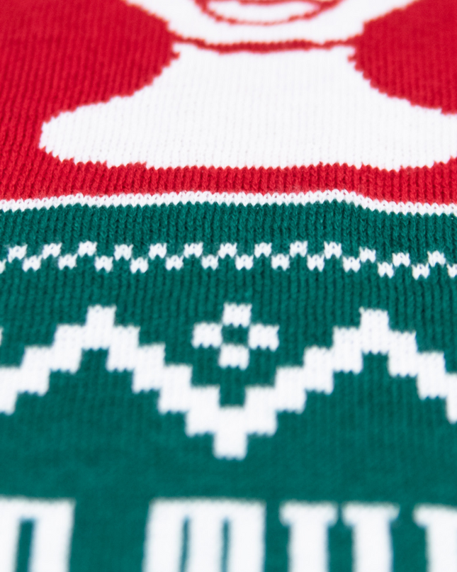 Christmas Vacation Jolliest Bunch Ugly Christmas Sweater in Red & Green