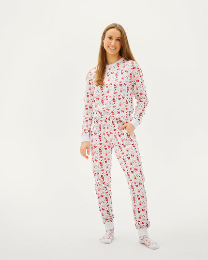 Valentine's Day Pajamas in White for Women - Bestsellers