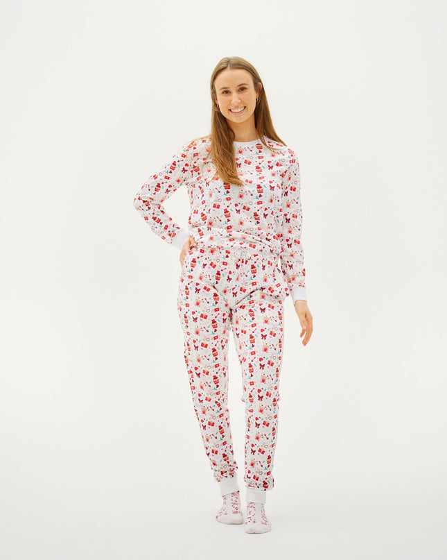 Valentine's Day Pajamas in White for Women - Bestsellers