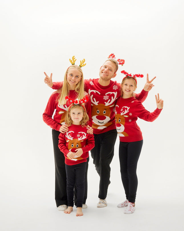 The Loving Reindeer Christmas Sweater for Kids
