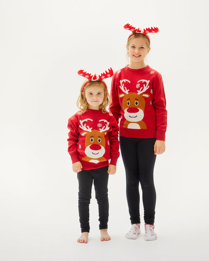 The Loving Reindeer Christmas Sweater for Kids