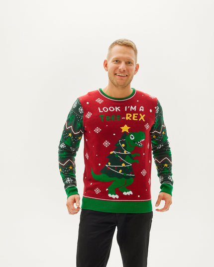 REX Tree Christmas Sweater for Men