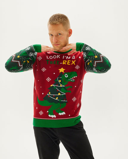 REX Tree Christmas Sweater for Men