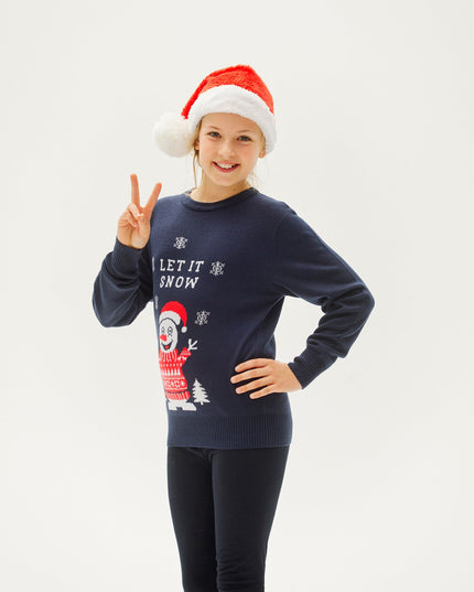 Let It Snow Christmas Sweater for Kids