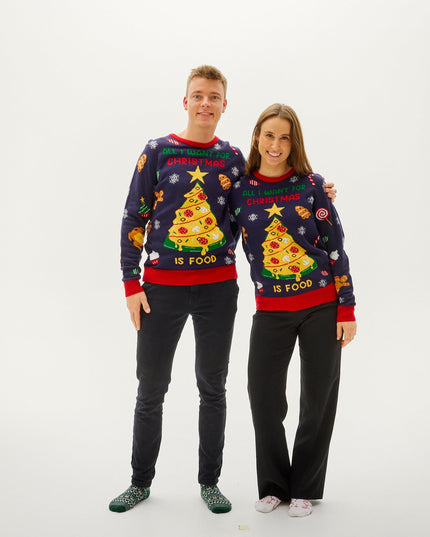 All I Want For Christmas Is Food Sweater for Men