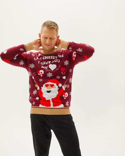 Christmas Heart Sweater for Men