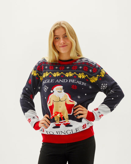 Single and Ready to Jingle Christmas Sweater for Women