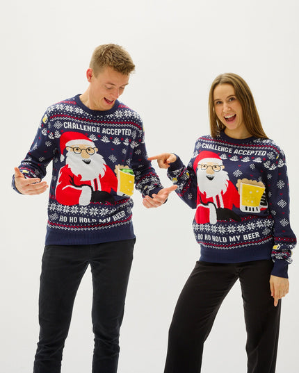 Ho Ho Hold My Beer Sweater - Men