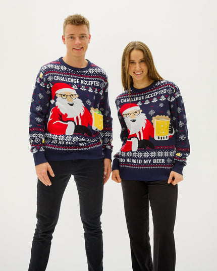 Ho Ho Hold My Beer Sweater - Men