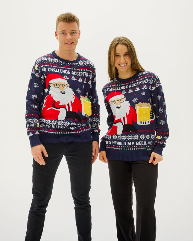 Ho Ho Hold My Beer Sweater - Men
