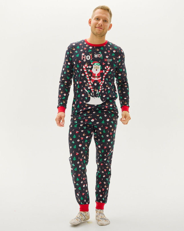 "Flying Santa" Christmas Pajamas for Men