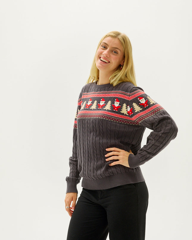 Santa's Cable Knit Sweater for Women - Bestsellers
