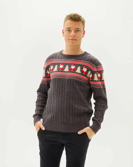 Santa's Cable Knit Sweater for Men - Bestsellers