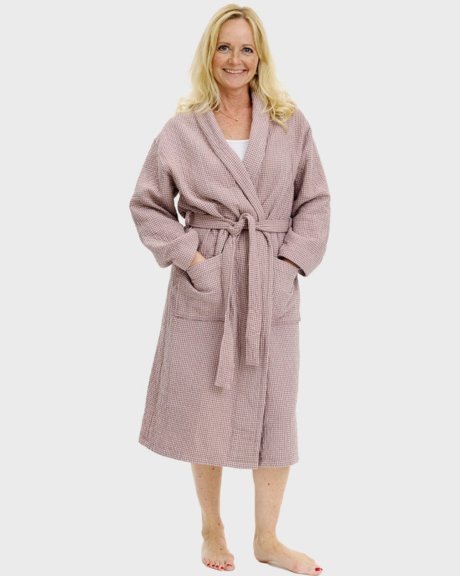 Rosaternet One Size Christmas Pajamas Bathrobe