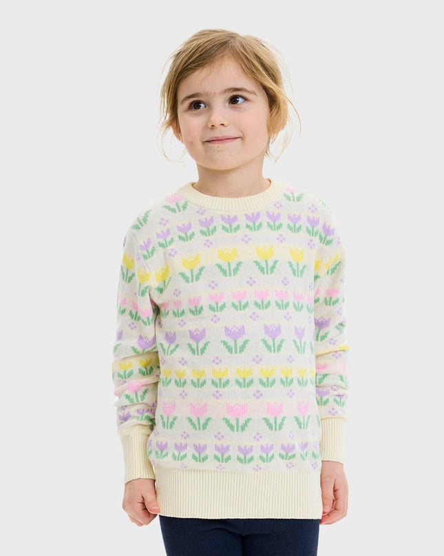 Easter Lily Sweater for Kids