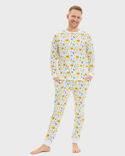 White Easter Pajamas for Men