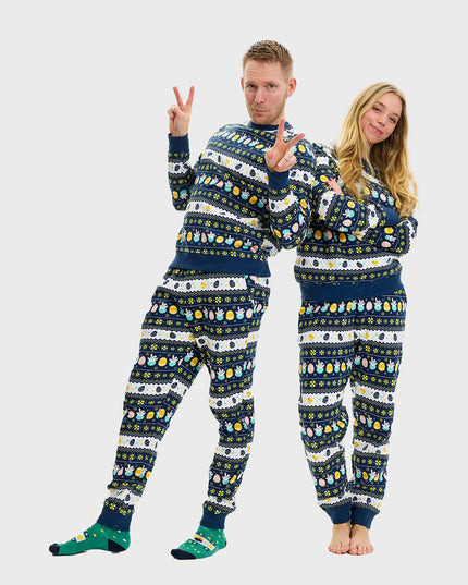 Blue Easter Sweatsuit - Women's Style