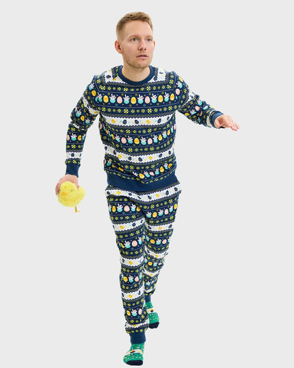 Blue Easter Sweatsuit for Men