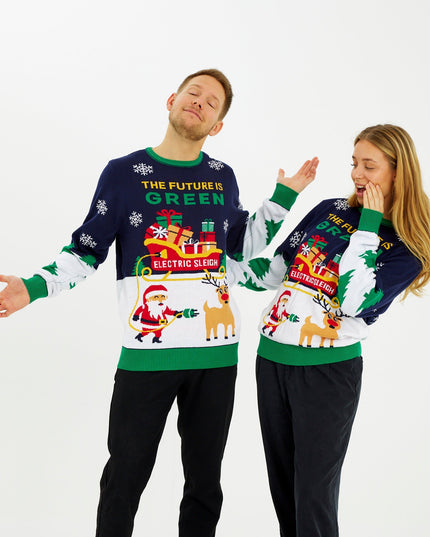 The Electric Women's Christmas Sweater for Festivities