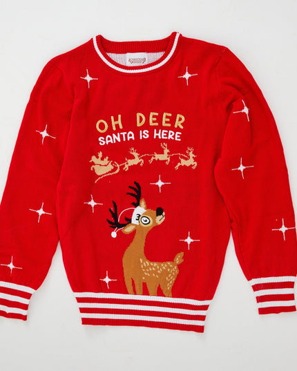 Oh Deer Kids Christmas Sweater for Holiday Cheer