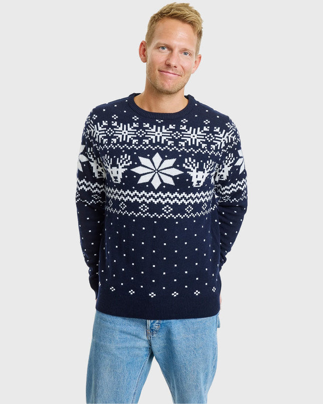Merino Men's Christmas Sweater for Seasonal Style