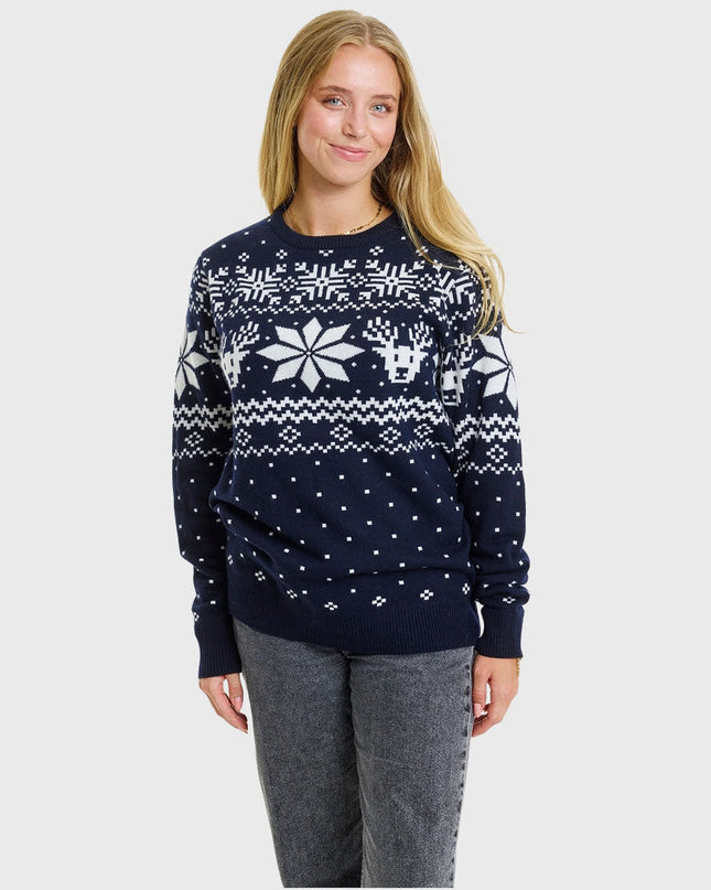 Merino Women's Christmas Sweater for Holiday Warmth