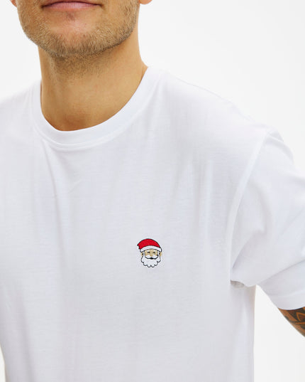 White Santa Claus T-shirt for Men