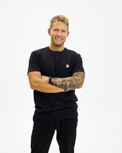 Black Santa Claus T-shirt for Men