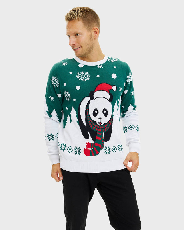 Pandaens Men's Christmas Sweater