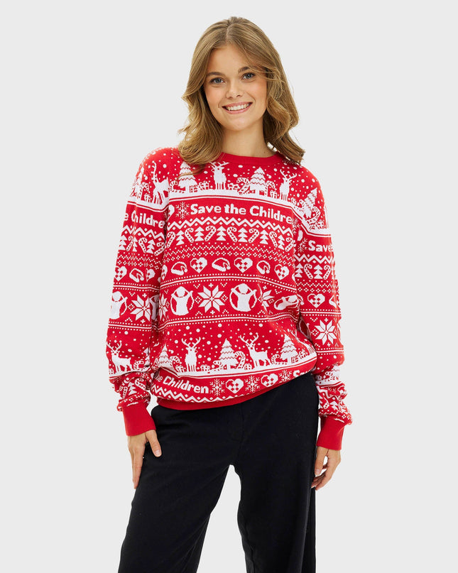 Save the Children Women's Christmas Sweater