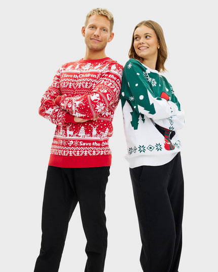 Pandaens Men's Christmas Sweater