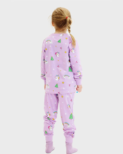 Unicorn Christmas Pajamas for Kids