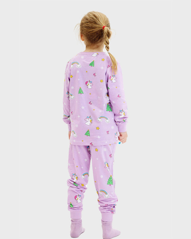 Unicorn Christmas Pajamas for Kids