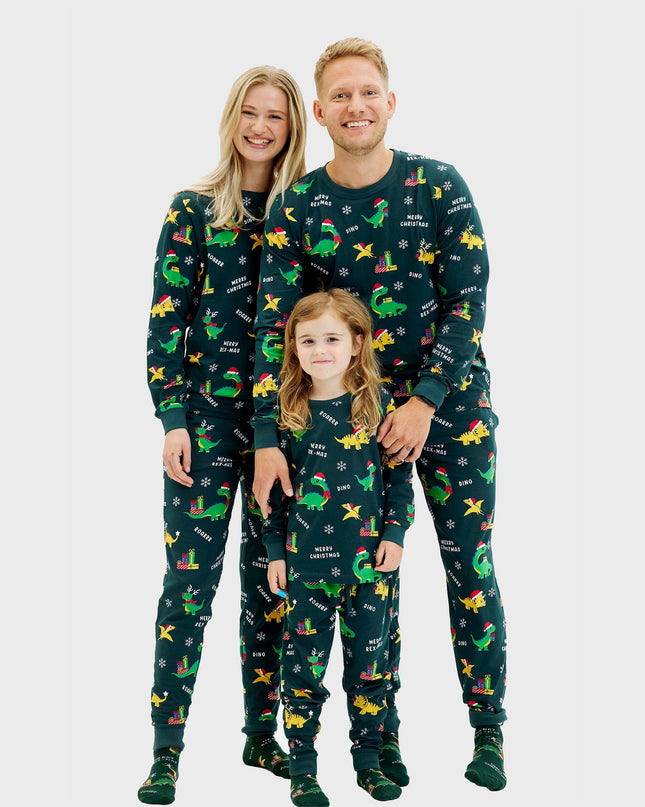 Dino Christmas Pajamas for Women - Family Collection