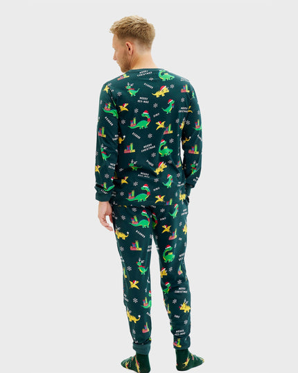 Dino Christmas Pajamas for Men