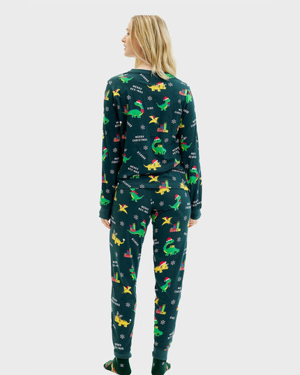 Dino Christmas Pajamas for Women - Family Collection
