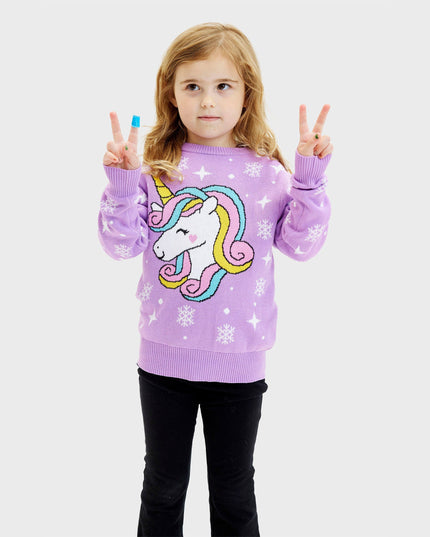 Unicorn Christmas Sweater for Kids