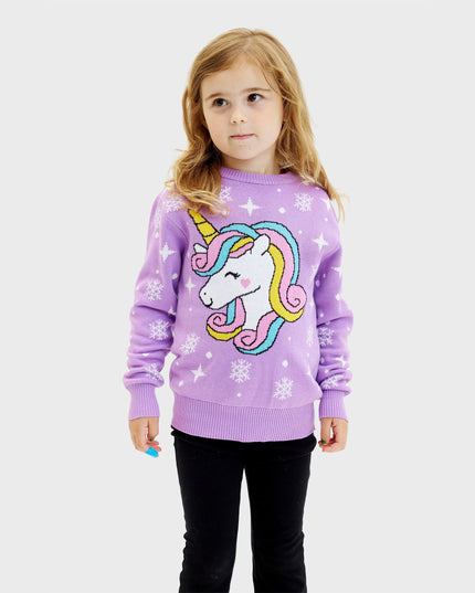 Unicorn Christmas Sweater for Kids